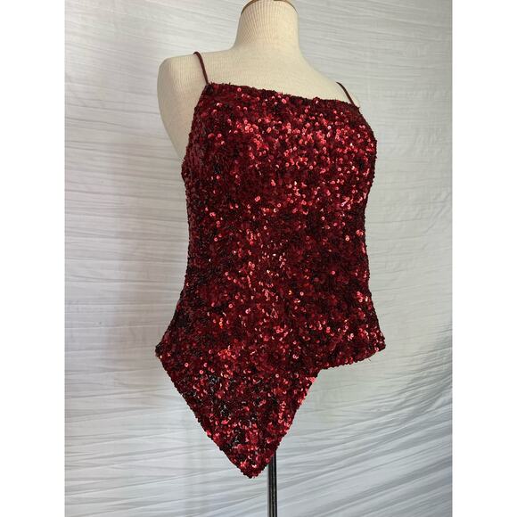 90's Cache Sequin Tank Medium - Picture 3 of 7